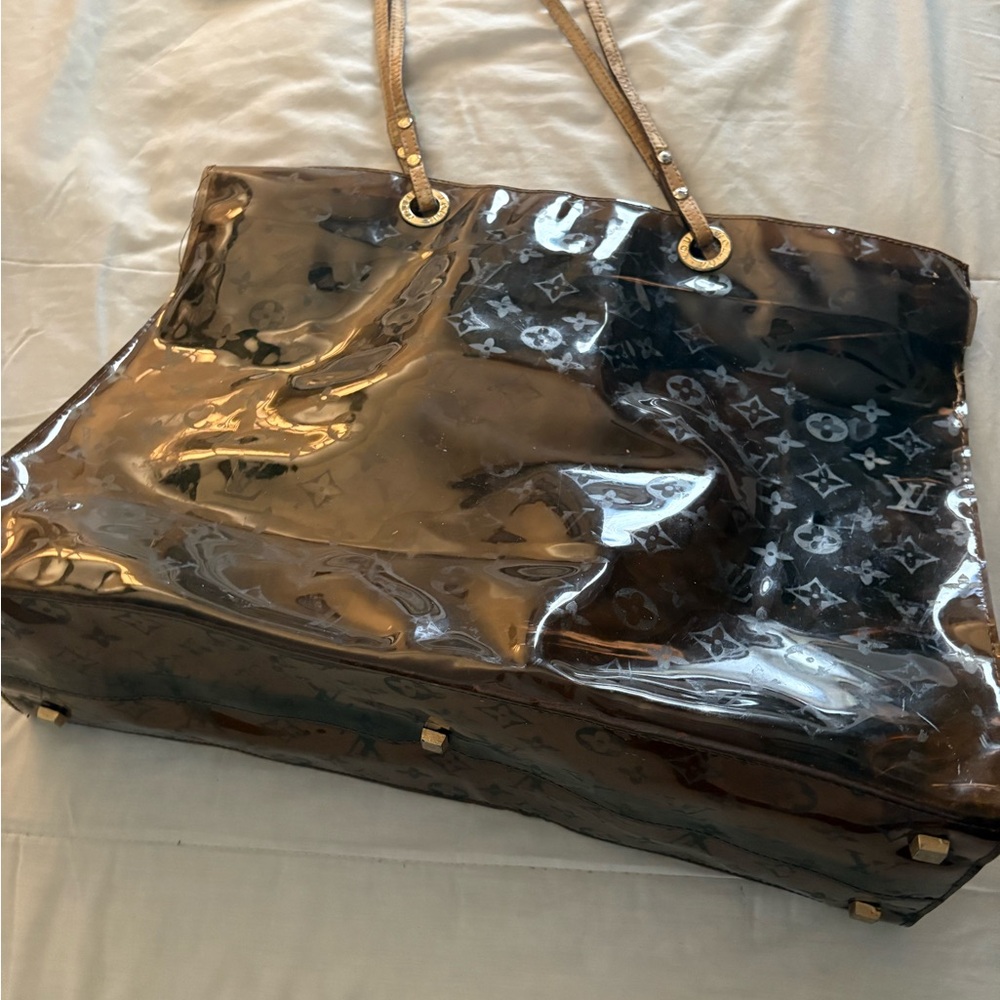 Louis Vuitton Glossy Brown Monogram Tote